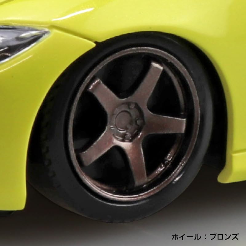 RakuPla Snap Kit 17CU-IY Nissan RZ34 Fairlady Z Custom Wheels (Ikazuchi Yellow)