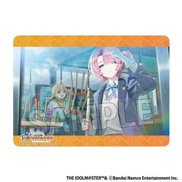 "Gakuen Idolmaster" Illustration Play Mat Next Turn It's Cleared Up