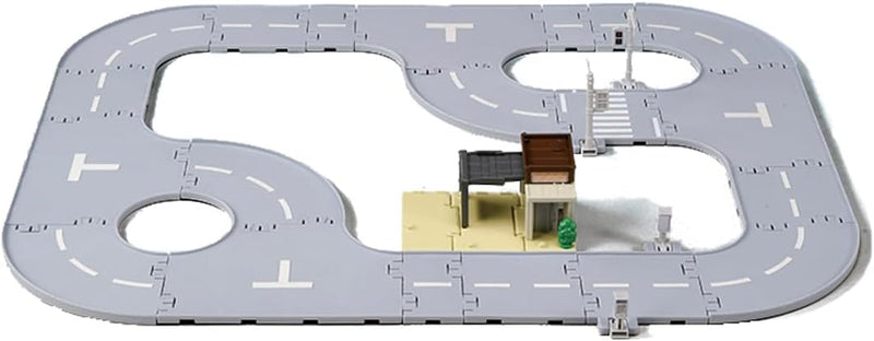 TOMICA TOWN Connectable Road Parts Set (with house)