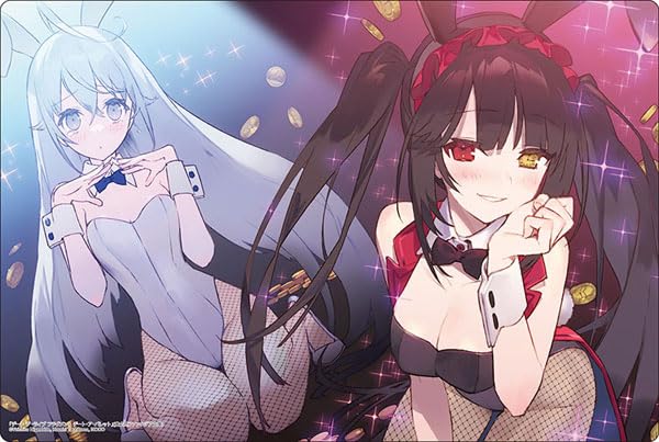 Bushiroad Rubber Mat Collection V2 Vol. 1506 Fujimi Fantasia Bunko "Date A Live Fragment: Date A Bullet" Tokisaki Kurumi & Higoromo Hibiki Bunny Ver.