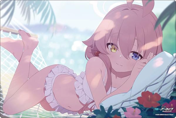 Bushiroad Rubber Mat Collection V2 Vol. 1371 "Blue Archive" Hoshino Swimwear Memorial Lobby Illustration Ver.