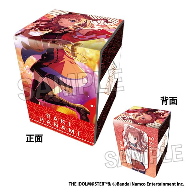 "Gakuen Idolmaster" Illustration Synthetic Leather Deck Case Next Turn Kamurogiku Hanami Saki