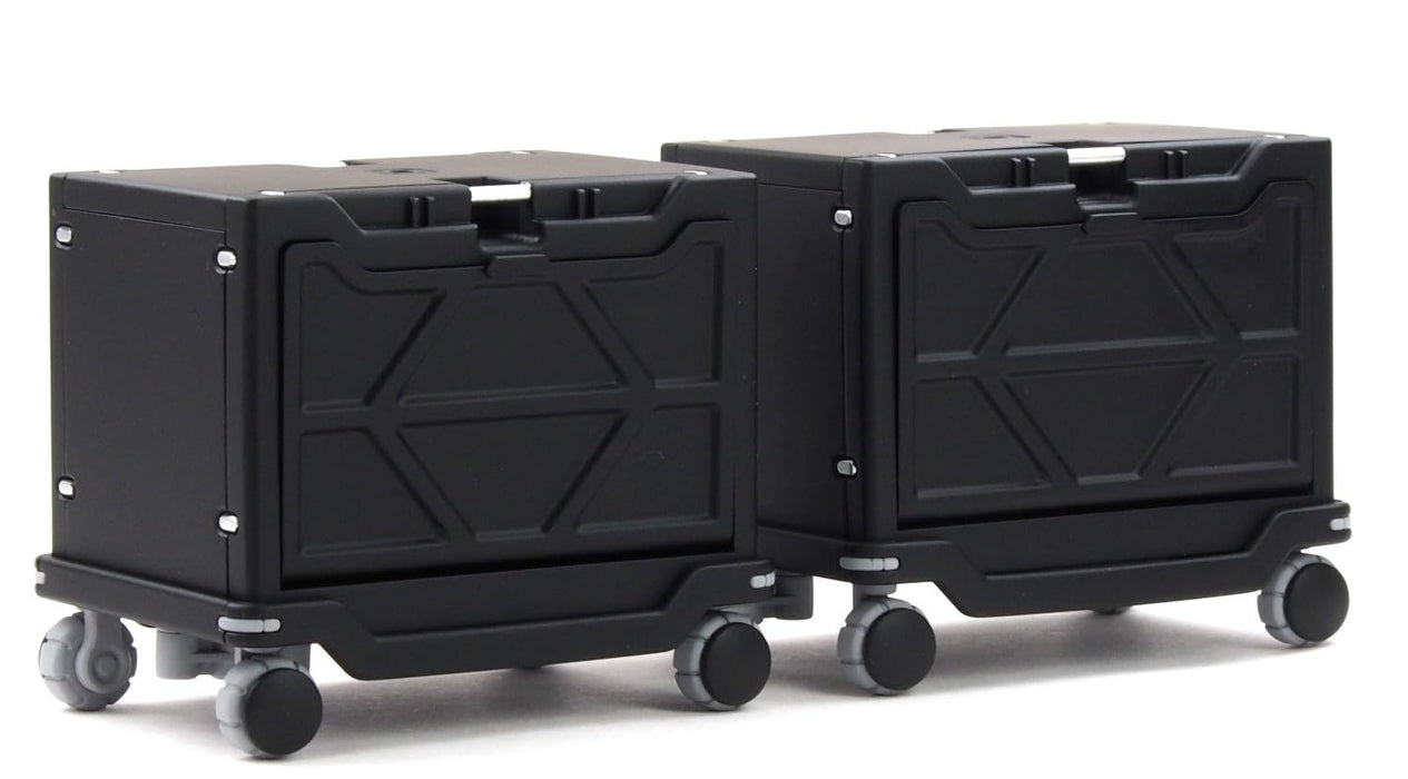 1/12 HAKOBU / CART & CONTAINER 2 Pack Set Black Ver.