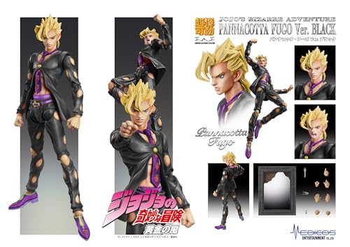 Super Action Statue "JoJo's Bizarre Adventure -Part V-" Pannacotta Fugo Ver. Black