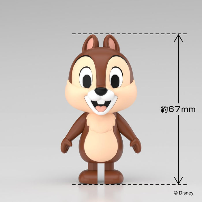 青島文化教材社 楽プラ トコトコ No.DP-10 ディズニー キャラクター チップ 色分け済みプラモデル