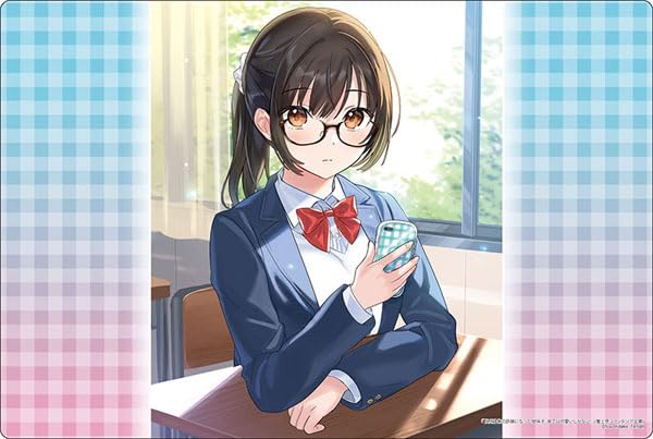 Bushiroad Rubber Mat Collection V2 Vol. 1386 Fujimi Fantasia Bunko "My Plain-looking Fiance is Secretly Sweet with Me." Watanae Yuuka School Ver.