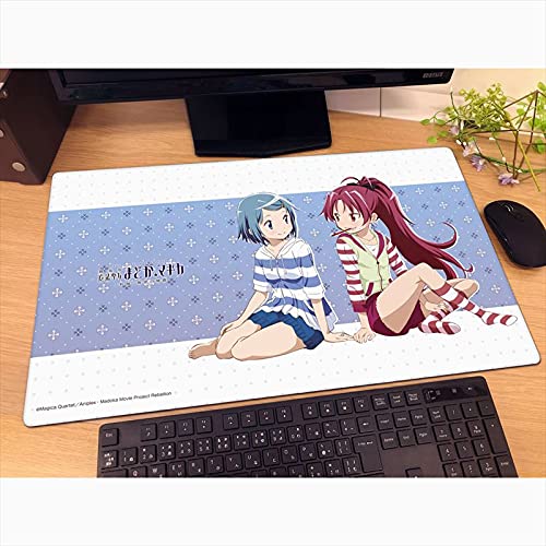 "Puella Magi Madoka Magica the Movie New Feature: Rebellion" Rubber Mat Sayaka & Kyoko / Room Wear