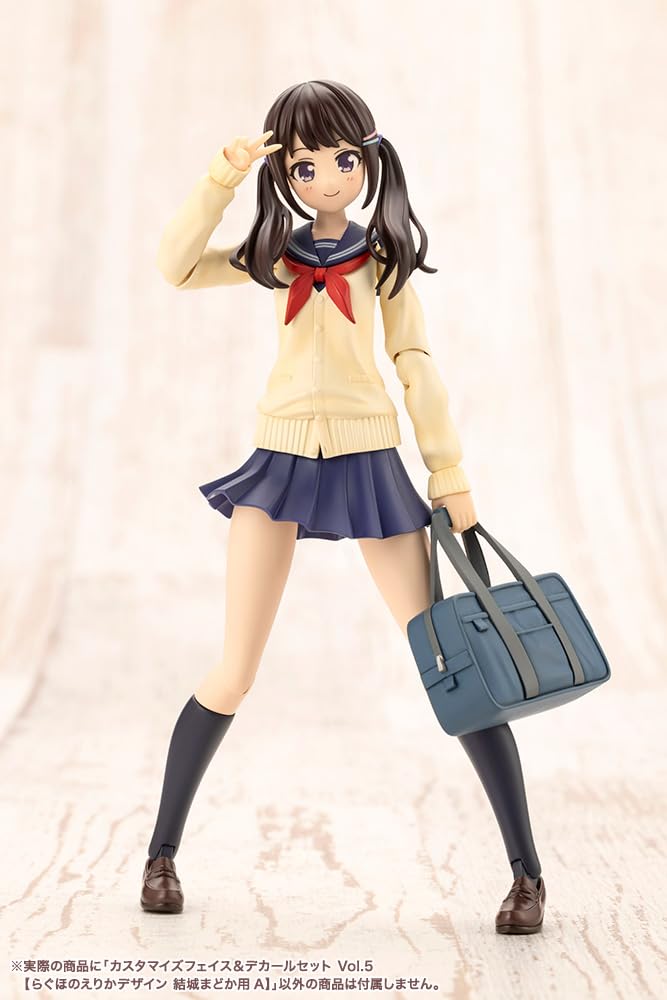 Sousai Shojo Teien Customize Face & Decal Set Vol. 5 Raguhonoerika Design for Yuki Madoka A