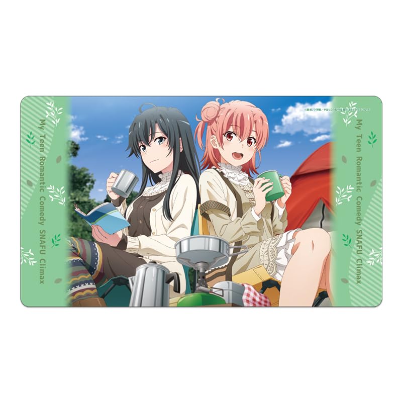 "Yahari Ore no Seishun Love-come wa Machigatteiru. Kan" Rubber Mat Yukinoshita Yukino & Yuigahama Yui Camp Ver.