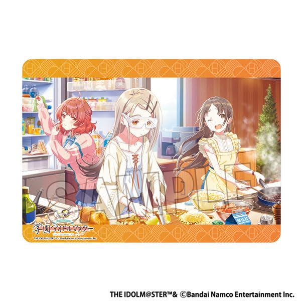 "Gakuen Idolmaster" Illustration Play Mat Next Turn We're, Doing What We Can