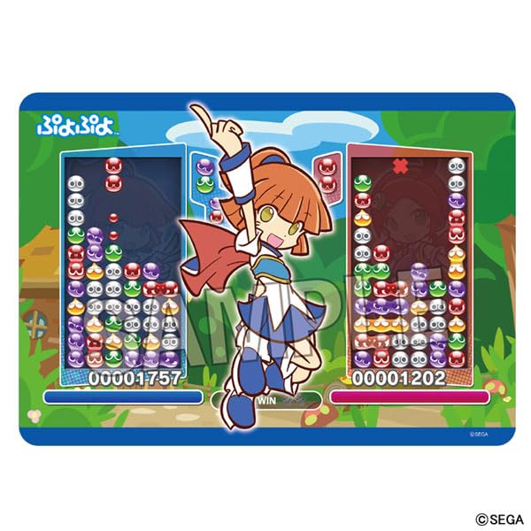 "Puyo Puyo" Illustration Play Mat Next Turn