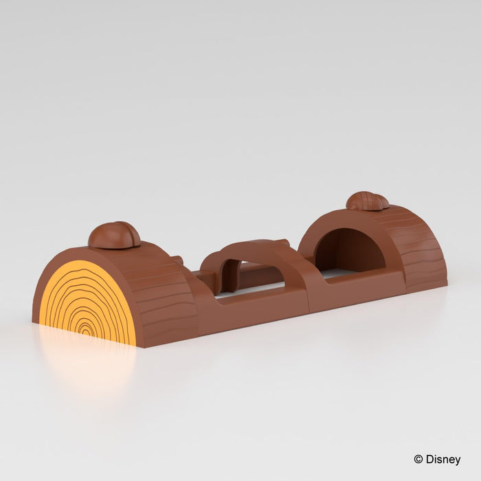 青島文化教材社 楽プラ トコトコ No.DP-12 ディズニー キャラクター チップ＆デール 色分け済みプラモデル