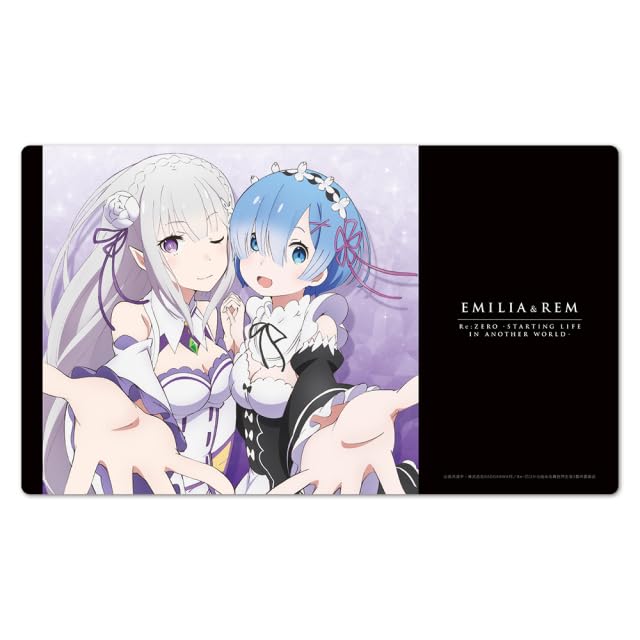 "Re:Zero kara Hajimeru Isekai Seikatsu" Character Rubber Mat Emilia & Rem
