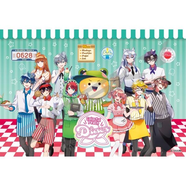 Colorful Peach Jigsaw Puzzle 300 Piece 300-3145 Colorful Peach Diner