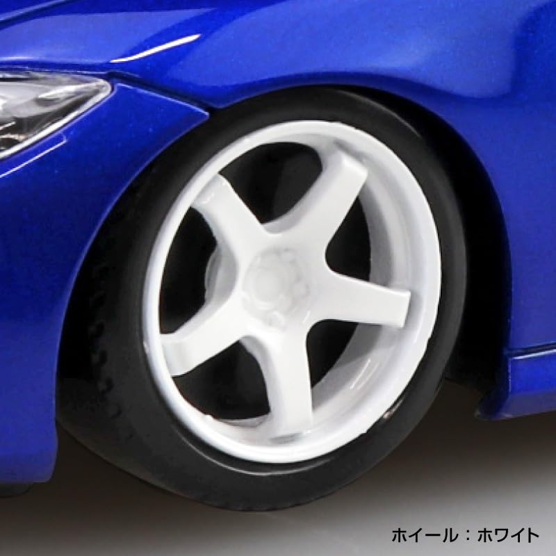 RakuPla Snap Kit 17CU-SB Nissan RZ34 Fairlady Z Custom Wheels (Seiran Blue)