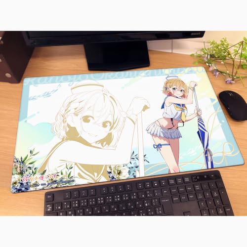 "Rent-A-Girlfriend" Original Illustration Rubber Mat Nanami Mami / Marine Sailor Swimwear