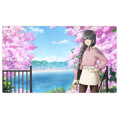 "Seishun Buta Yaro wa Randoseru Girl no Yume wo Minai" Original Illustration Rubber Mat Sakurajima Mai / Cherry Blossoms