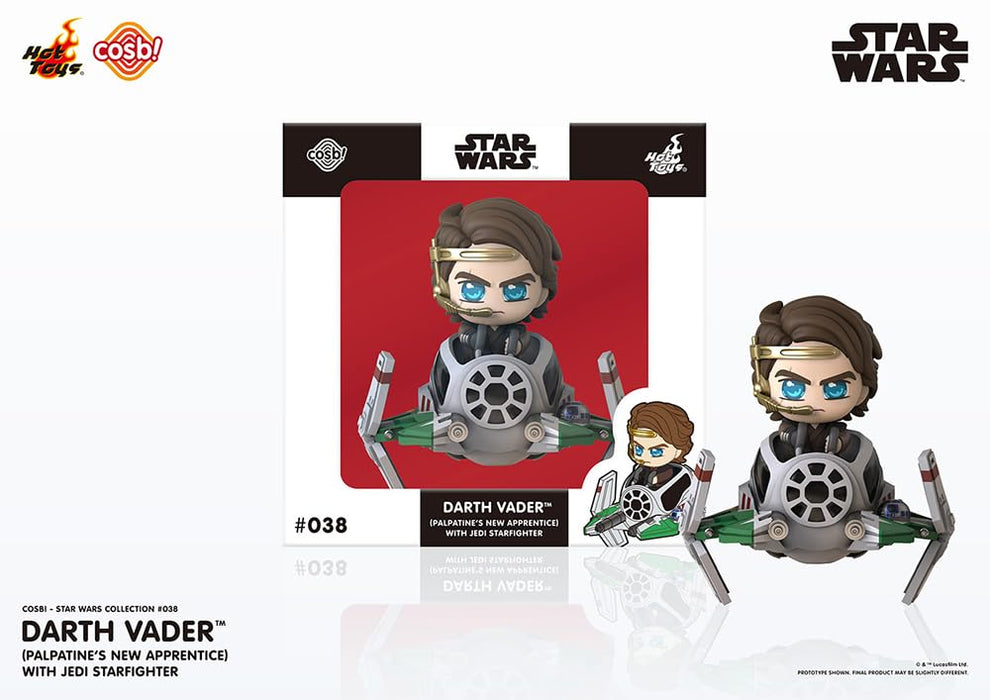 Cosbi Star Wars Collection #038 Darth Vader (Palpatine's New Apprentice) & Jedi Starfighter "Star Wars"