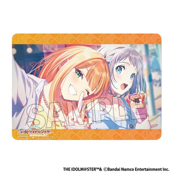 "Gakuen Idolmaster" Illustration Play Mat Next Turn Hungry Faces, Please!