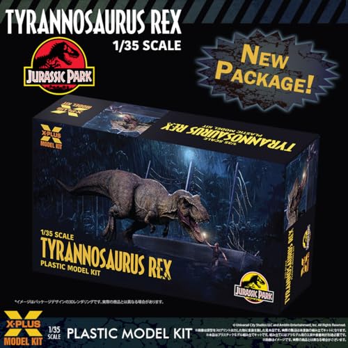 1/35 Scale "Jurassic Park" Tyrannosaurus Rex Plastic Model Kit