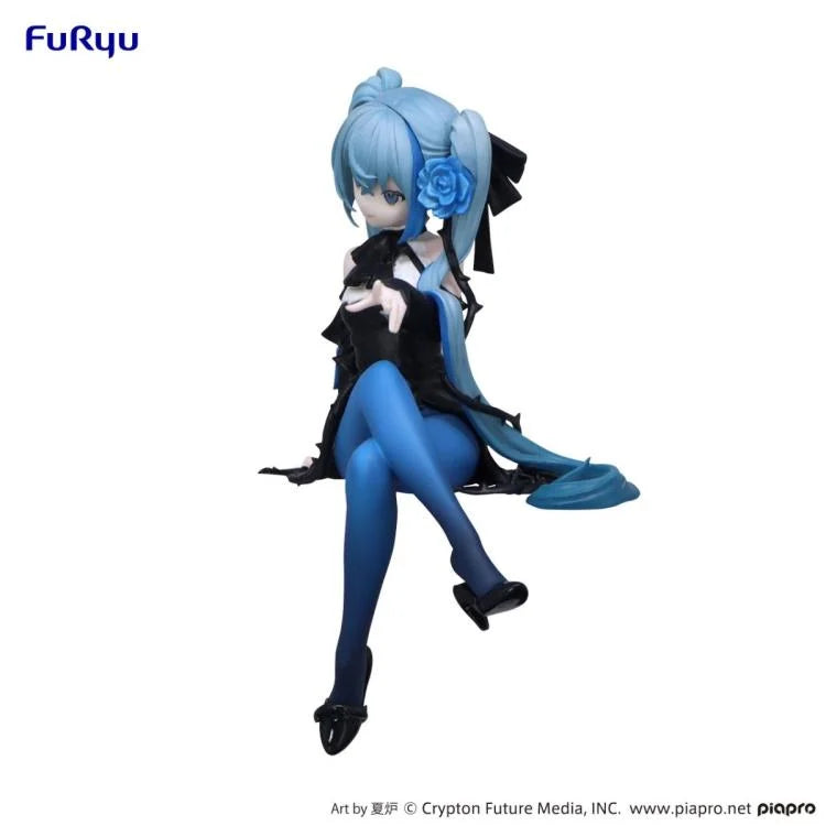 "Hatsune Miku" Noodle Stopper Figure Flower Fairy Blue Rose