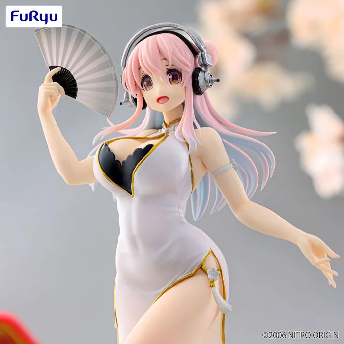 "Super Sonico" Trio-Try-iT Figure -White China Dress Ver.-