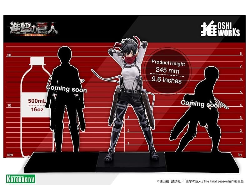 "Attack on Titan The Final Season" OSHI WORKS Mikasa Ackerman The Final Season Ver.