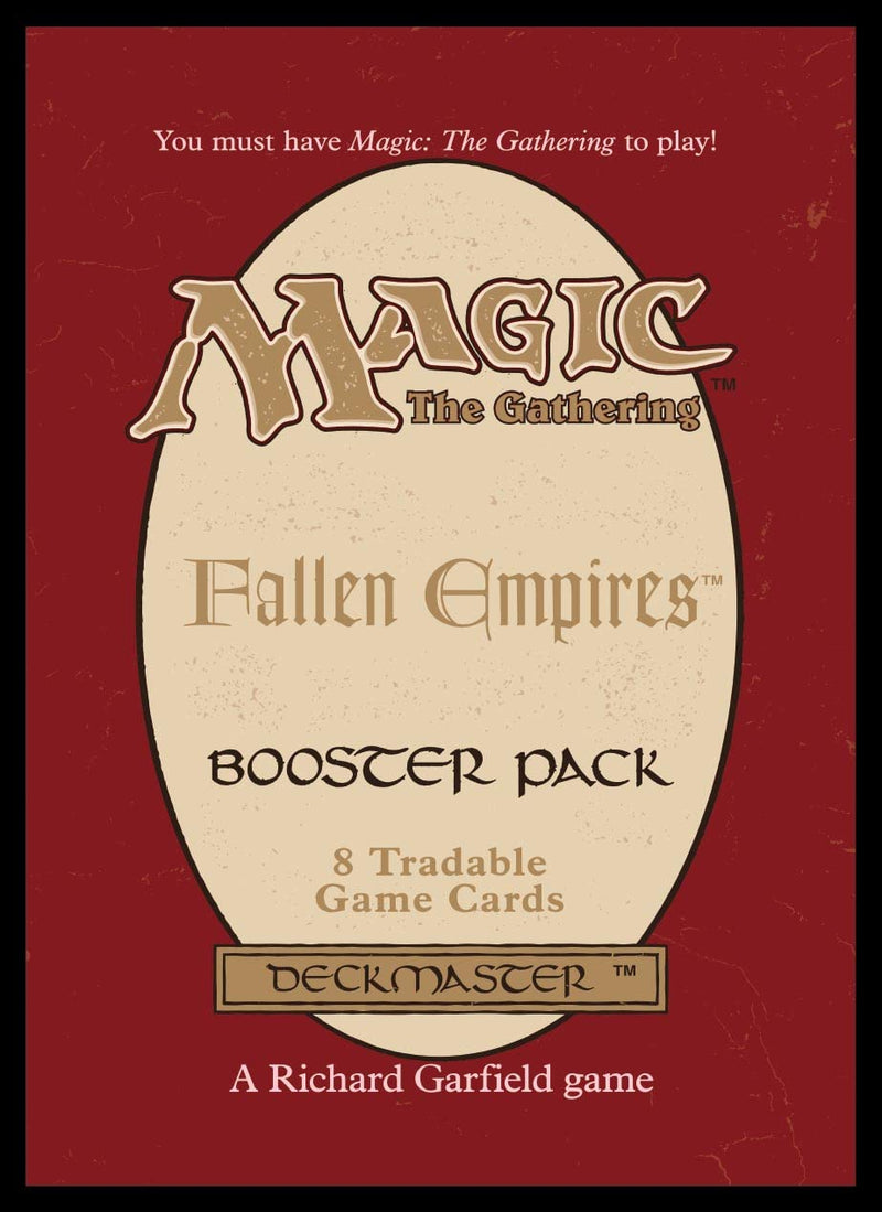 "MAGIC: The Gathering" Players Card Sleeve Retro Core Fallen Empires (Reprint Edition) MTGS-309