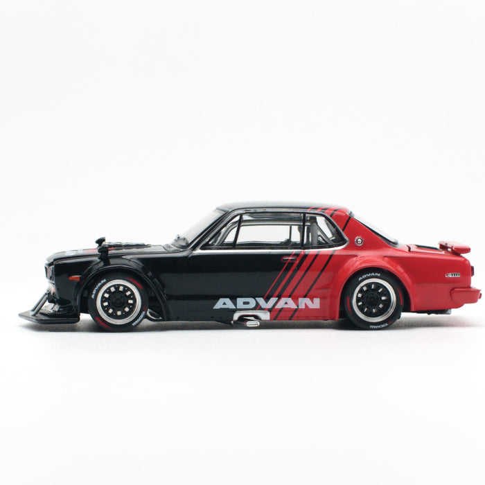 1/64 SKYLINE GT-R V8 DRIFT (HAKOSUKA) ADVAN LIVERY