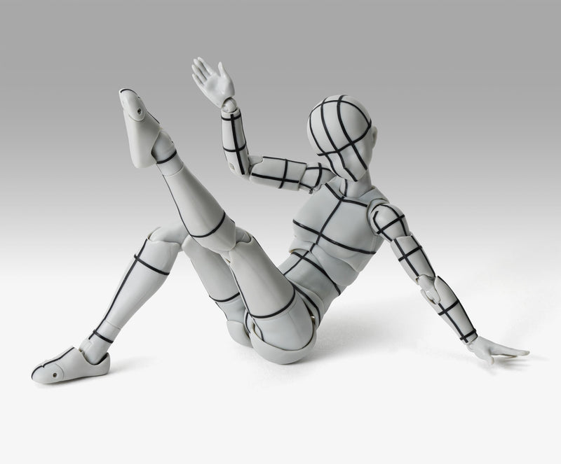 S.H.Figuarts Body-chan -Sports- Edition -Wire Frame- (Gray Color Ver.)