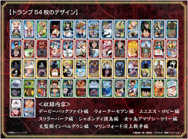 "One Piece" Scene ga Ippai Playing Cards Straw Hat Crew Ver. 2nd Log