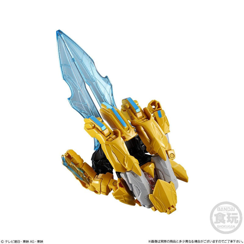 "No. 1 Sentai Gozyuger" Mini Pla Gattai Series 01 Tega Sword & Leon Buster 50 & Tyranno Hammer 50