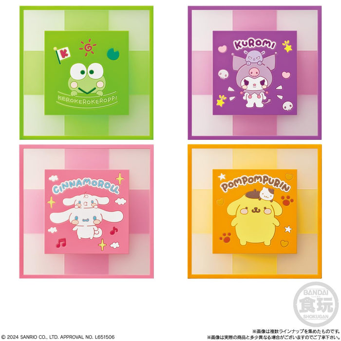 Sanrio Characters Clear Square Coaster