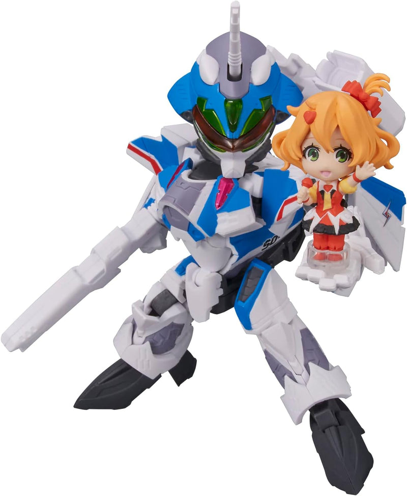 TINY SESSION "Macross Delta" VF-31J Siegfried (Hayate Immelman Fighter) with Freyja Wion
