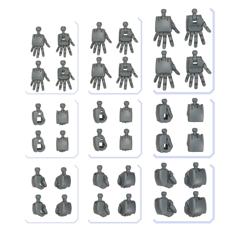 Optional Parts Set Gunpla 04 "Gundam Build Divers" (Buildhands Round)