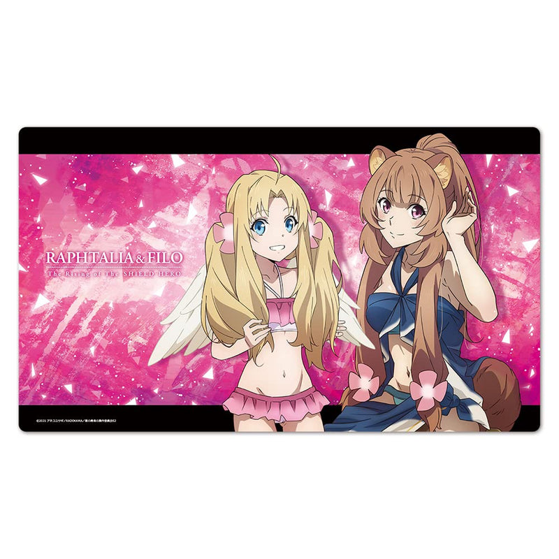 "The Rising of the Shield Hero Season 2" Character Rubber Mat B Raphtalia & Filo Swimwear