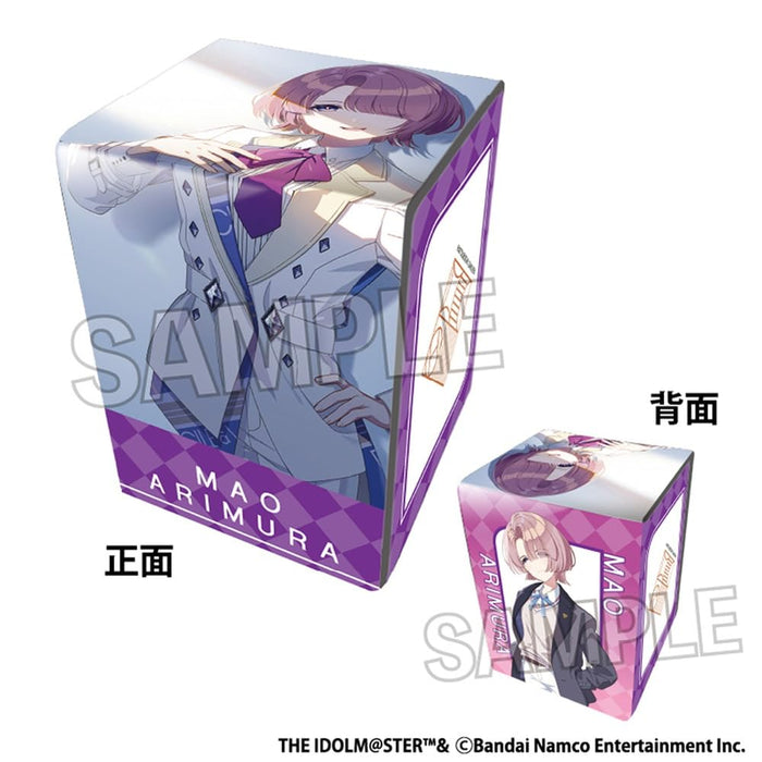 "Gakuen Idolmaster" Illustration Synthetic Leather Deck Case Next Turn Beginnings are Cool Arimura Mao