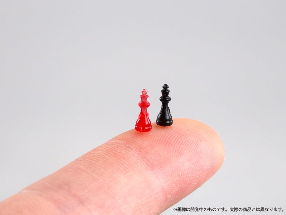 Pripra Figure de Chess Clear Red x Black