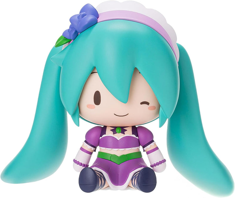 Hatsune Miku x "Love and Berry: Dress Up and Dance!" Fuwa Petit Deformed Figure Kirarin Purple