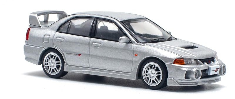 1/64 MITSUBISHI LANCER EVOLUTION IV - STEEL SILVER