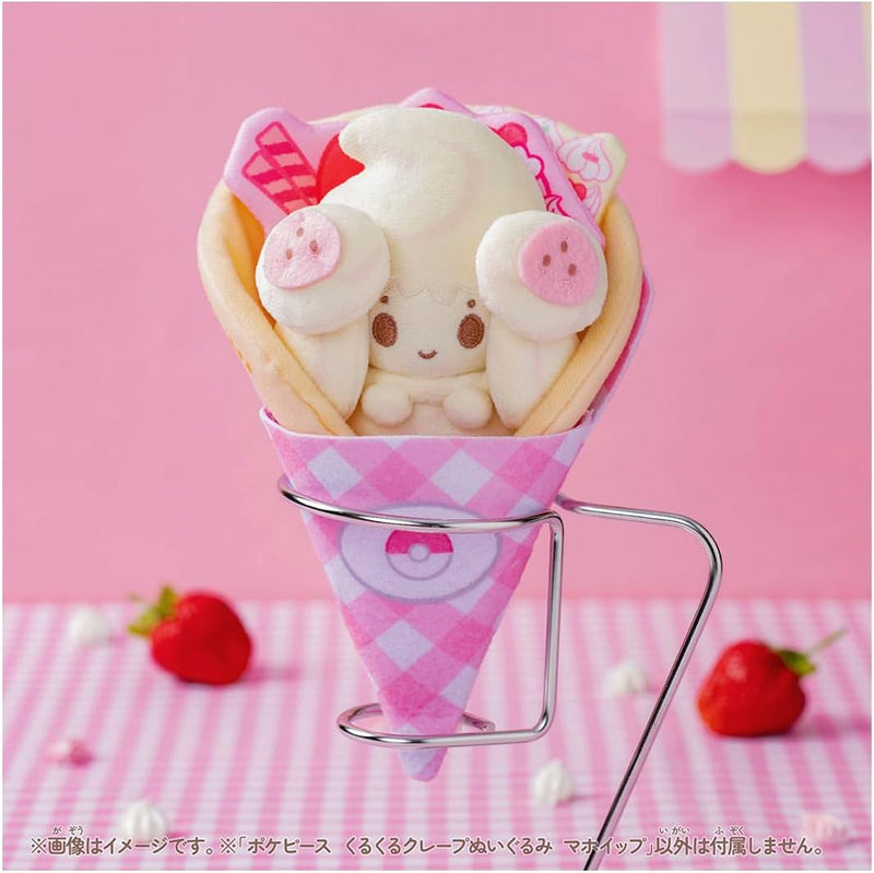 Pokemon Pokepeace KuruKuru Crepe Plush Alcremie