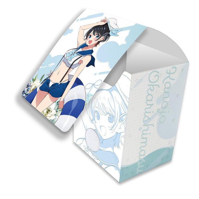 Key-th 彼女、お借りします デッキケース（更科瑠夏/マリンセーラー水着） 約H95×W75㎜×D60㎜ ポリプロピレン