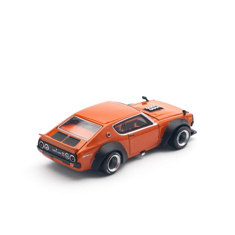 1/64 SKYLINE GT-R V8 DRIFT (KENMERI) ORANGE