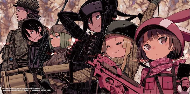 Bushiroad Rubber Mat Collection V2 Vol. 1173 Dengeki Bunko "Sword Art Online Alternative Gun Gale Online" 4th Squad Jam