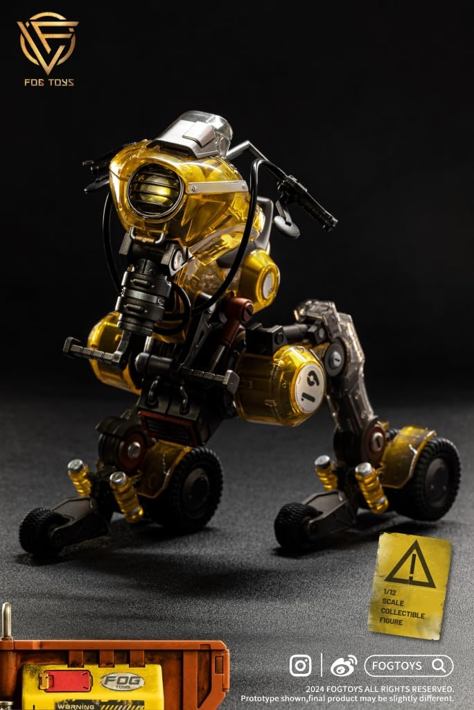 FOGTOYS FANTASY ALPHABET VEHICLE SERIES 02RT "RAPTOR" TRANSLUCENT VER. 1/12 SCALE ACTION VEHICLE