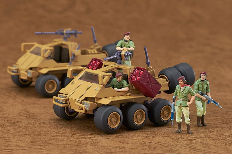"Fang of the Sun Dougram" COMBAT ARMORS MAX 06 1/72nd Scale Bromley JRS Native Dancer Commander Type & Missile Pod Type