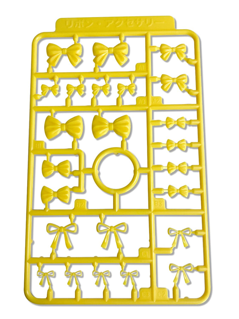 MODELING SUPPLY Plastic Accessory Kit Ribbon Accessories 4 (Yellow)