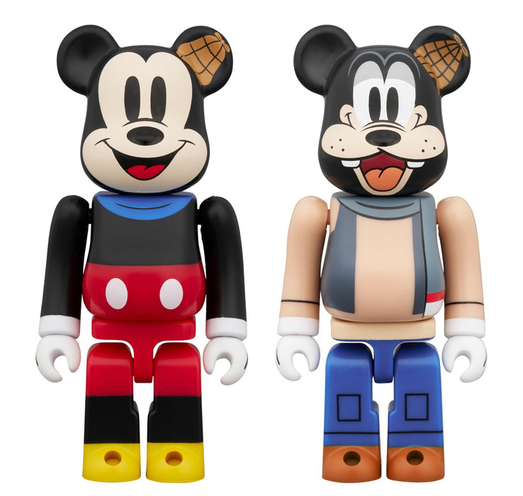 BE@RBRICK "Lonesome Ghosts" Mickey Mouse & Goofy (Lonesome Ghosts Ver.) 2 Set