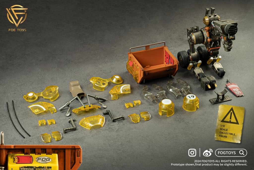 FOGTOYS FANTASY ALPHABET VEHICLE SERIES 02RT "RAPTOR" TRANSLUCENT VER. 1/12 SCALE ACTION VEHICLE