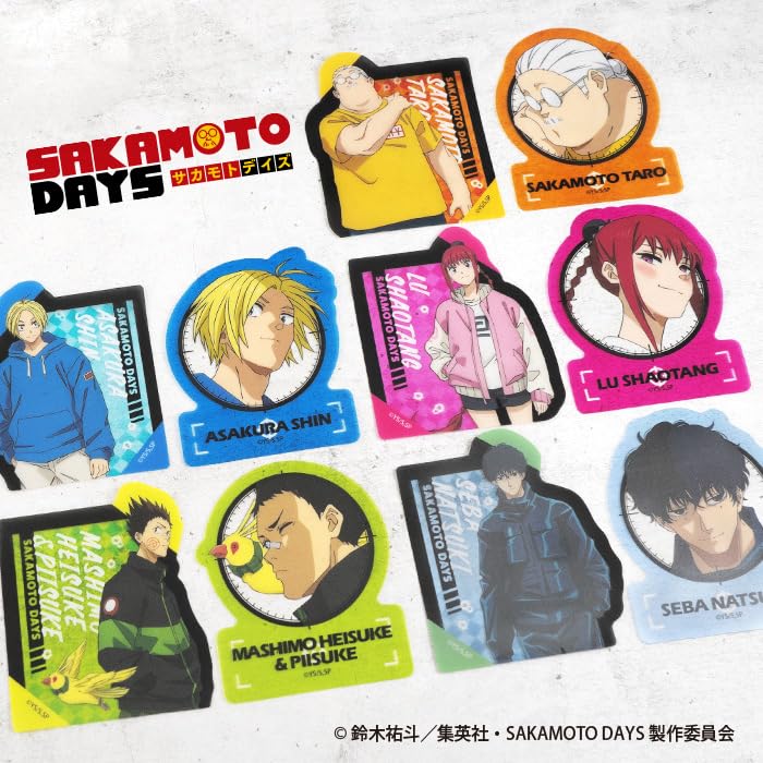 "Sakamoto Days" Double Die-cut Clear Sticker